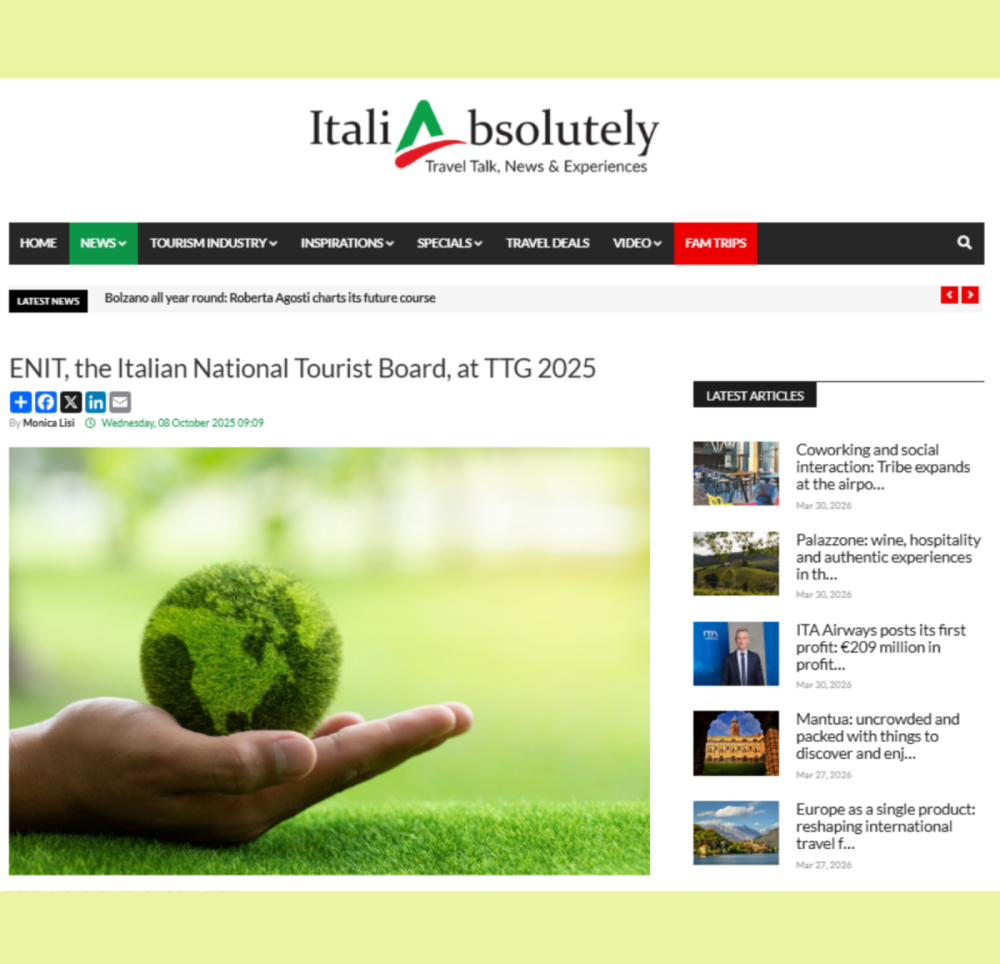 ENIT, the Italian National Tourist Board, at TTG 2025